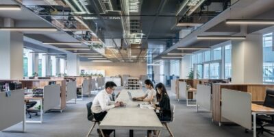 People working in the office environment